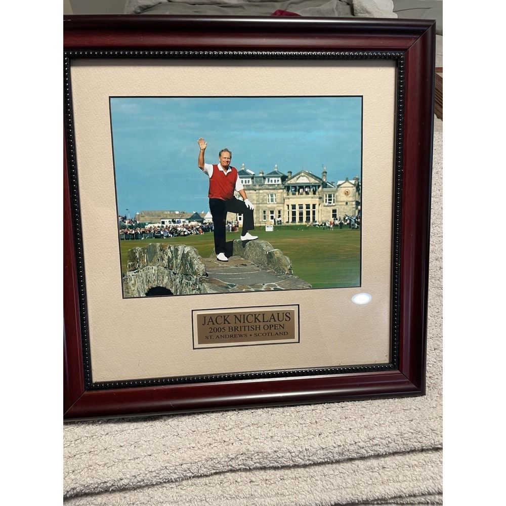 Jack Nicklaus Framed - Jack Says Good-Bye to St. Andrews - 2005 British Open